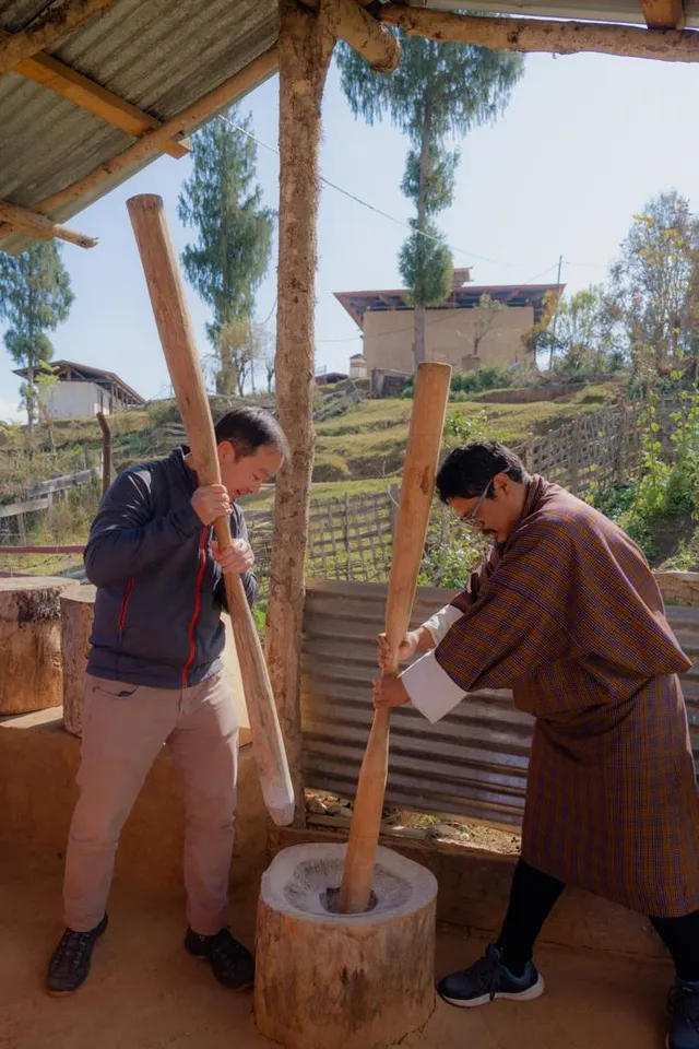 A natural landscape in Bhutan