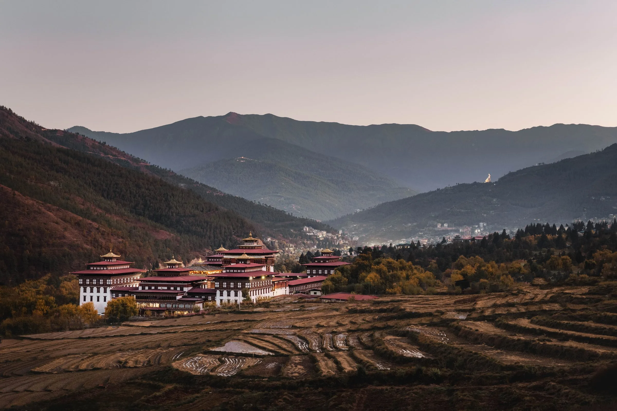 A view of Bhutan at the close of the gathering