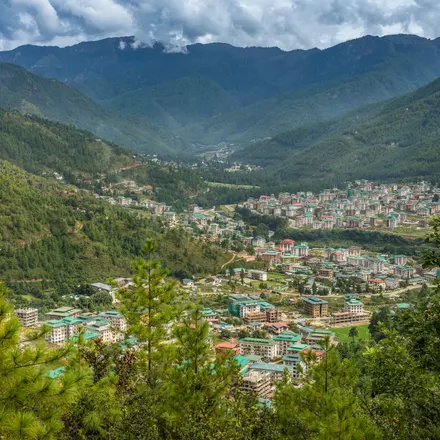 A valley view near Thimphu