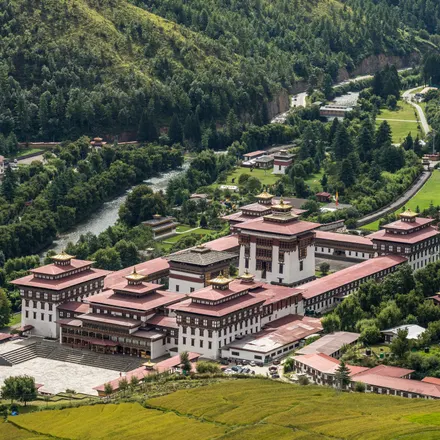 The valley at Paro where the core gathering takes place
